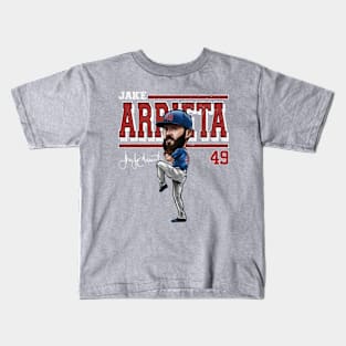 Jake Arrieta Chicago C Cartoon Kids T-Shirt